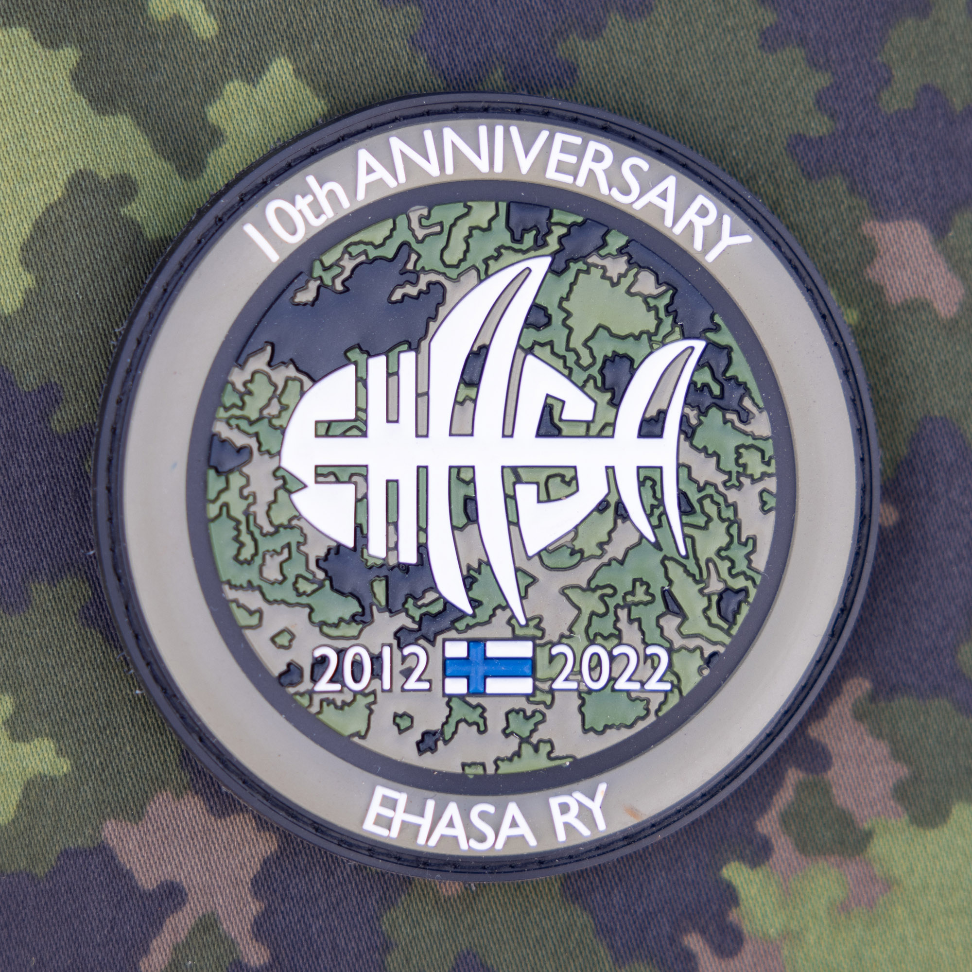 Ehasa 10-vuotisjuhlamerkki, PVC